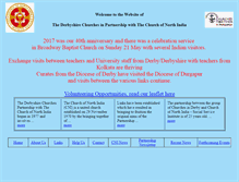 Tablet Screenshot of northindia-derbyshirechurches-partnership.org.uk